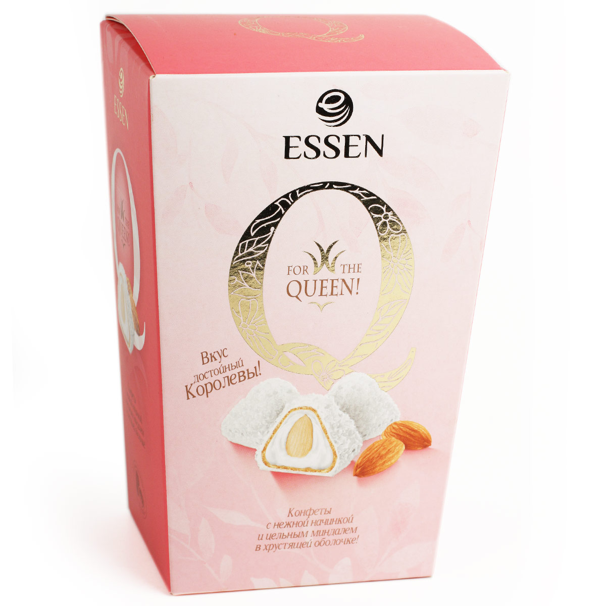 Конфеты FOR THE QUEEN Эссен с цельным миндалем 150г Конфеты FOR THE QUEEN Эссен с цельным миндалем 150г