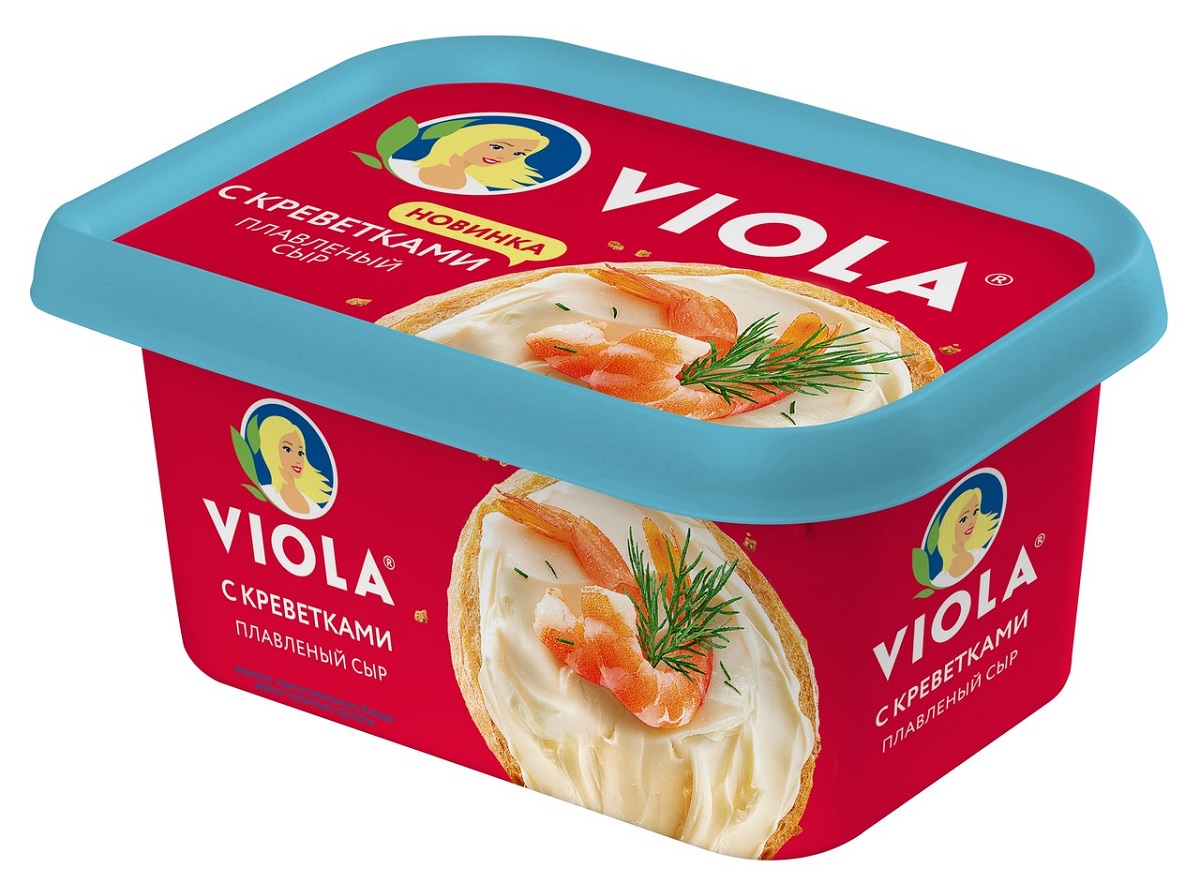 VIOLA сыр c креветками плавленый Виола 35% 400г VIOLA сыр c креветками плавленый Виола 35% 400г