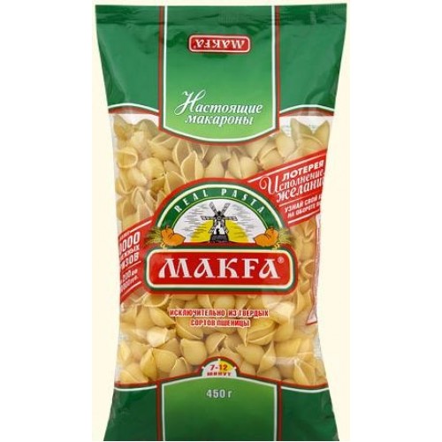 МАКФА РАКУШКИ 400г МАКФА РАКУШКИ 400г