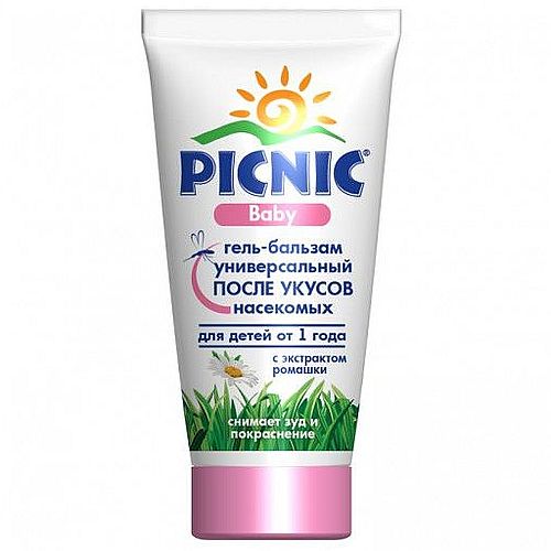 Детский гель-бальзам после укусов насекомых PICNIC BABY универсальный, 30 мл