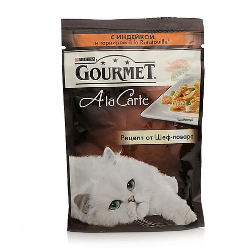 GOURMET ALA CARTE с индейкой и гарниром a la Ratatouile 85г