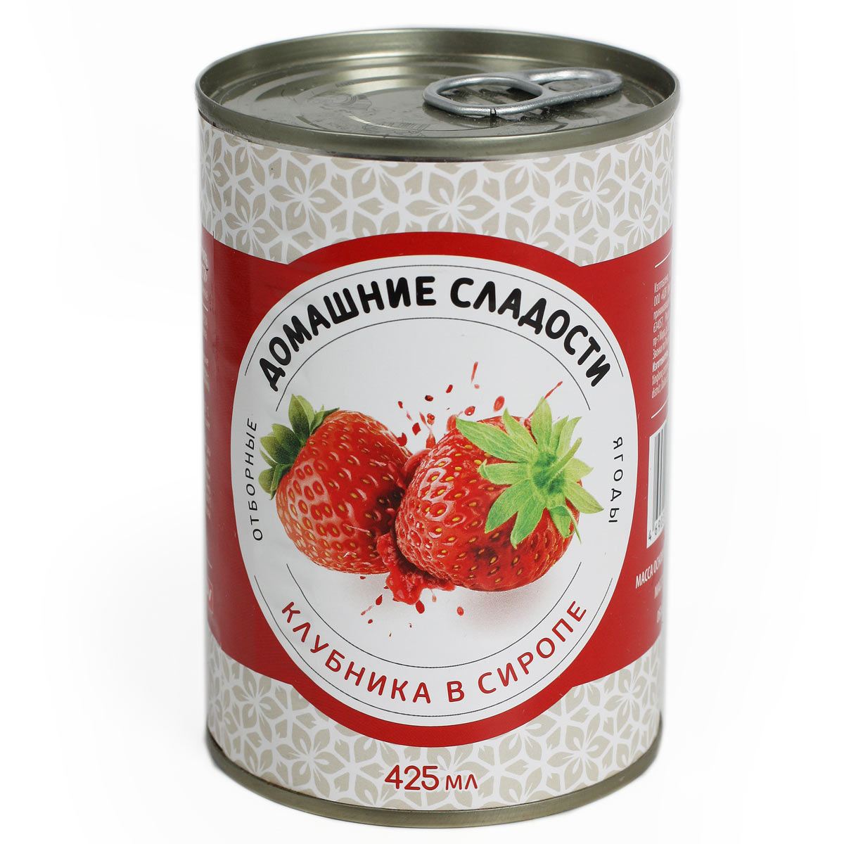 Домашние сладости клубника в сиропе KDV 425мл