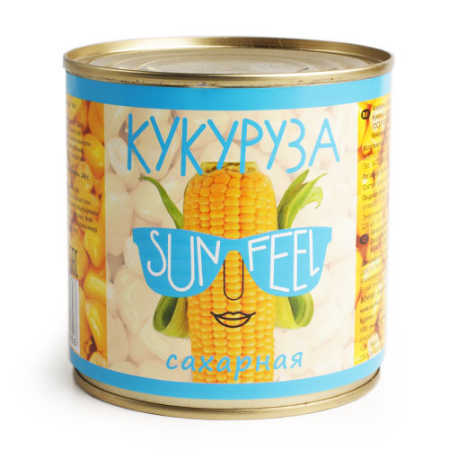 Sunfeel кукуруза Санфил консервированная 425мл Sunfeel кукуруза Санфил консервированная 425мл