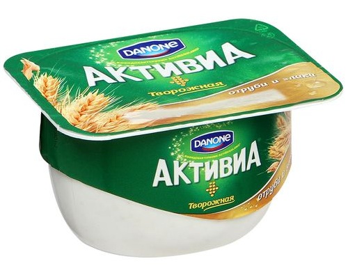 АКТИВИА творожная Отруби злаки 130г АКТИВИА творожная Отруби злаки 130г