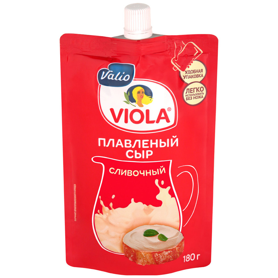 VIOLA сыр плавленый Виола сливочный 45% 180г