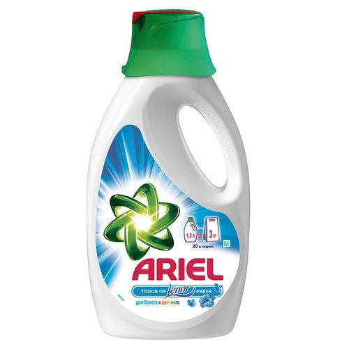 Ariel жидкий порошок и гель для белого и цветного белья 1.3л Ariel жидкий порошок и гель для белого и цветного белья 1.3л