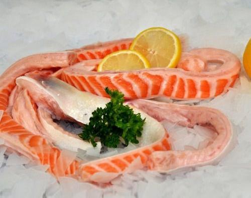 Теша лосося слабой соли