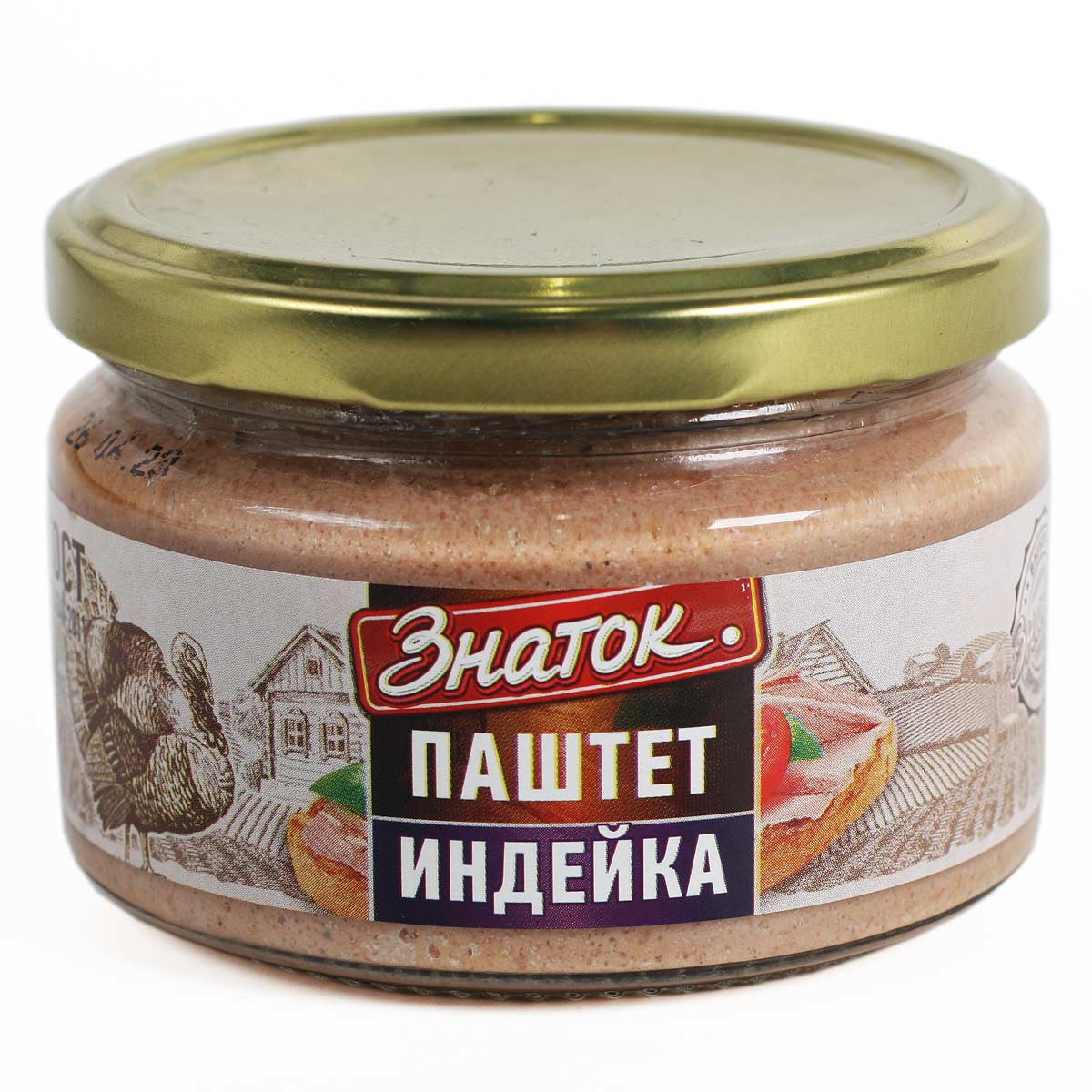 Паштет Индейка ЗНАТОК стекло 200г 