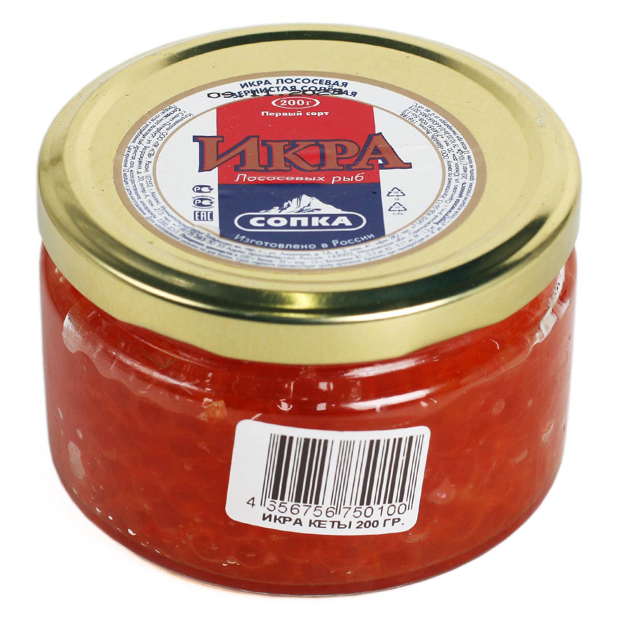 Икра кеты Сопка 200г