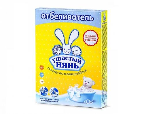 Ушастый нянь Отбеливатель порошкообразный для детского белья, 500 гр.