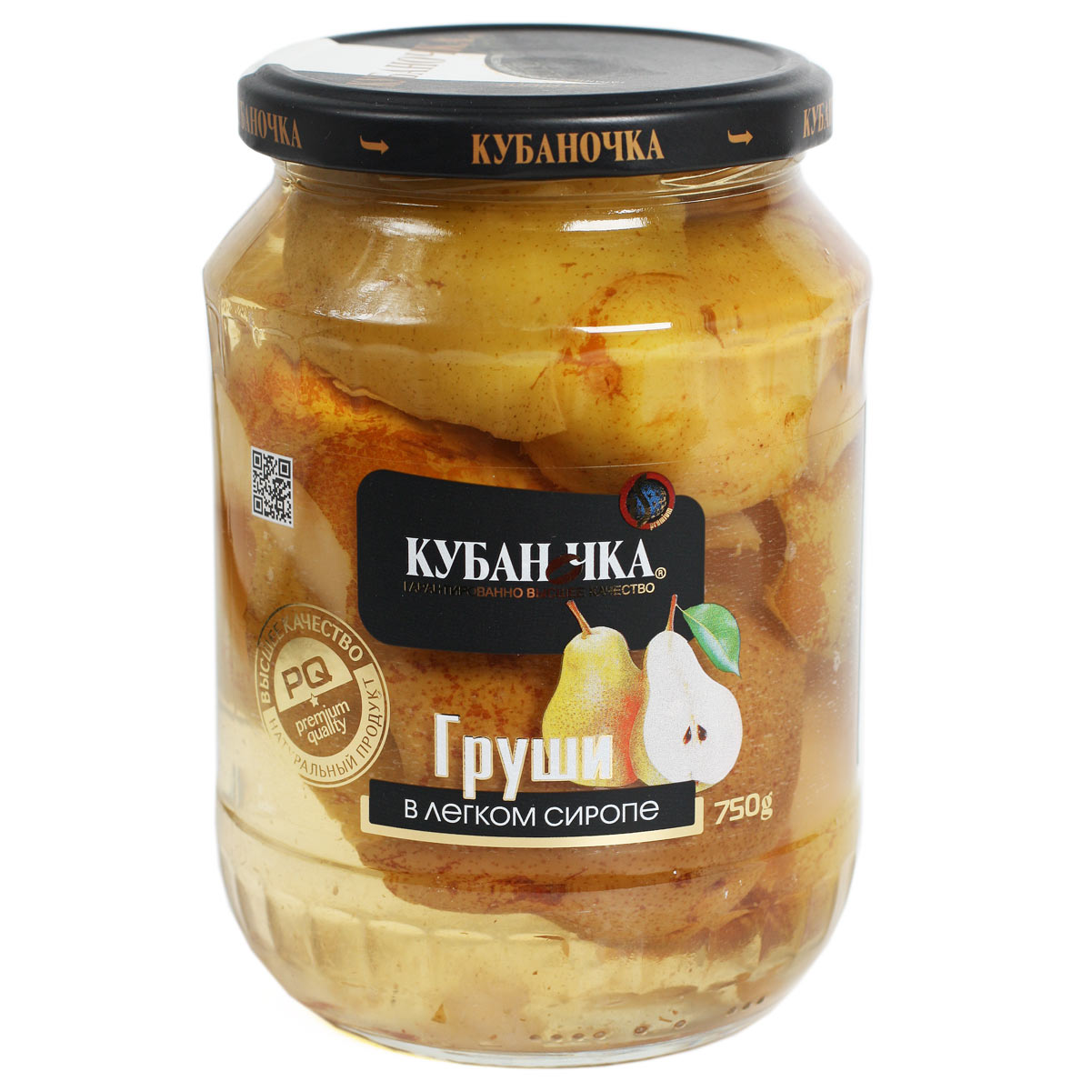 Кубаночка ГРУШИ в легком сиропе 750г Кубаночка ГРУШИ в легком сиропе 750г