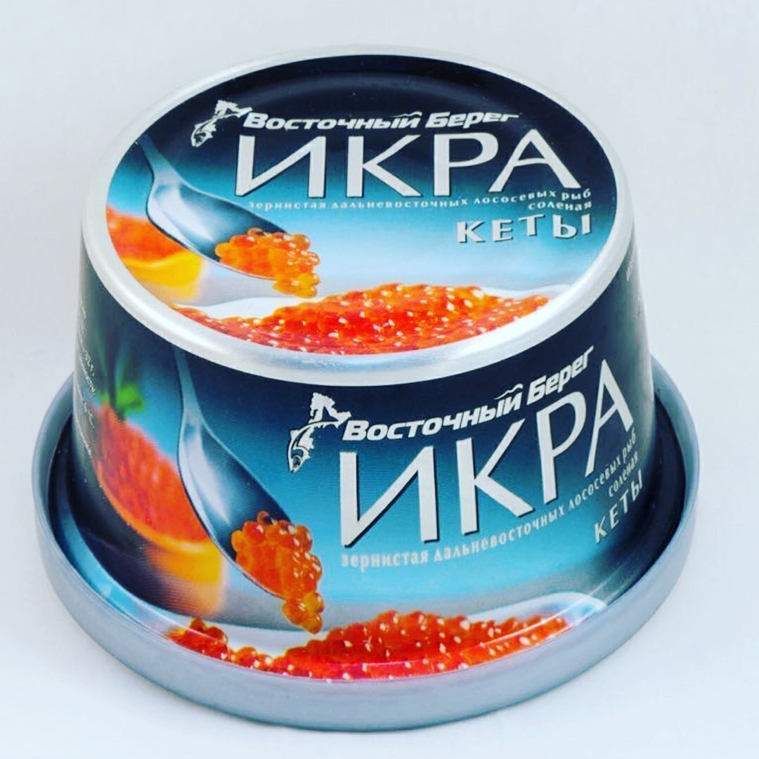 Икра красная кеты Восточный берег 125г