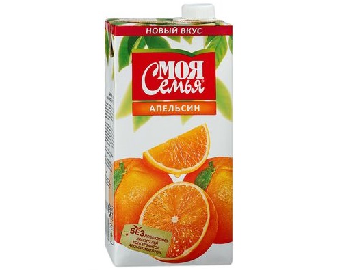 МОЯ СЕМЬЯ, Нектар Апельсин, 2 л.