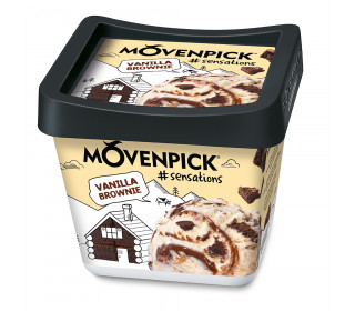 MOVENPICK Мороженое Мовенпик Ванильный Брауни 900мл