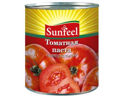 Sunfeel томатная паста 440г