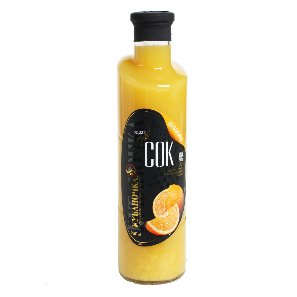 Кубаночка сок апельсиновый класса премиум 750мл