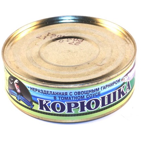 Хозяин Балтики корюшка в томатном соусе с овощным гарниром 230г