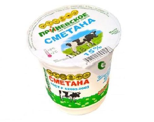 Приневское ПЗ сметана 15% 500г