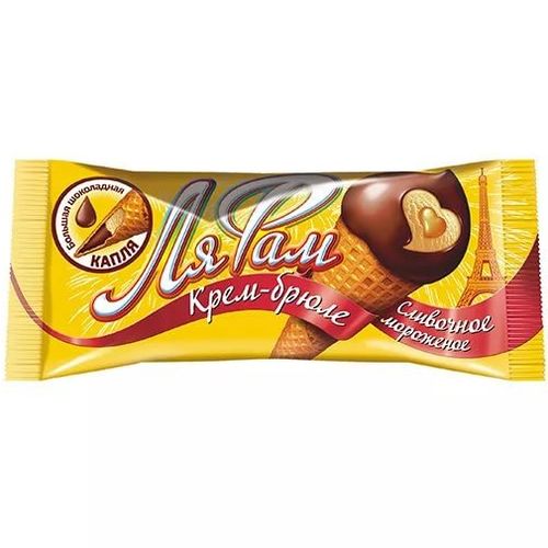 ТАЛОСТО ЛЯ ФАМ мороженое Рожок крем брюле 70г