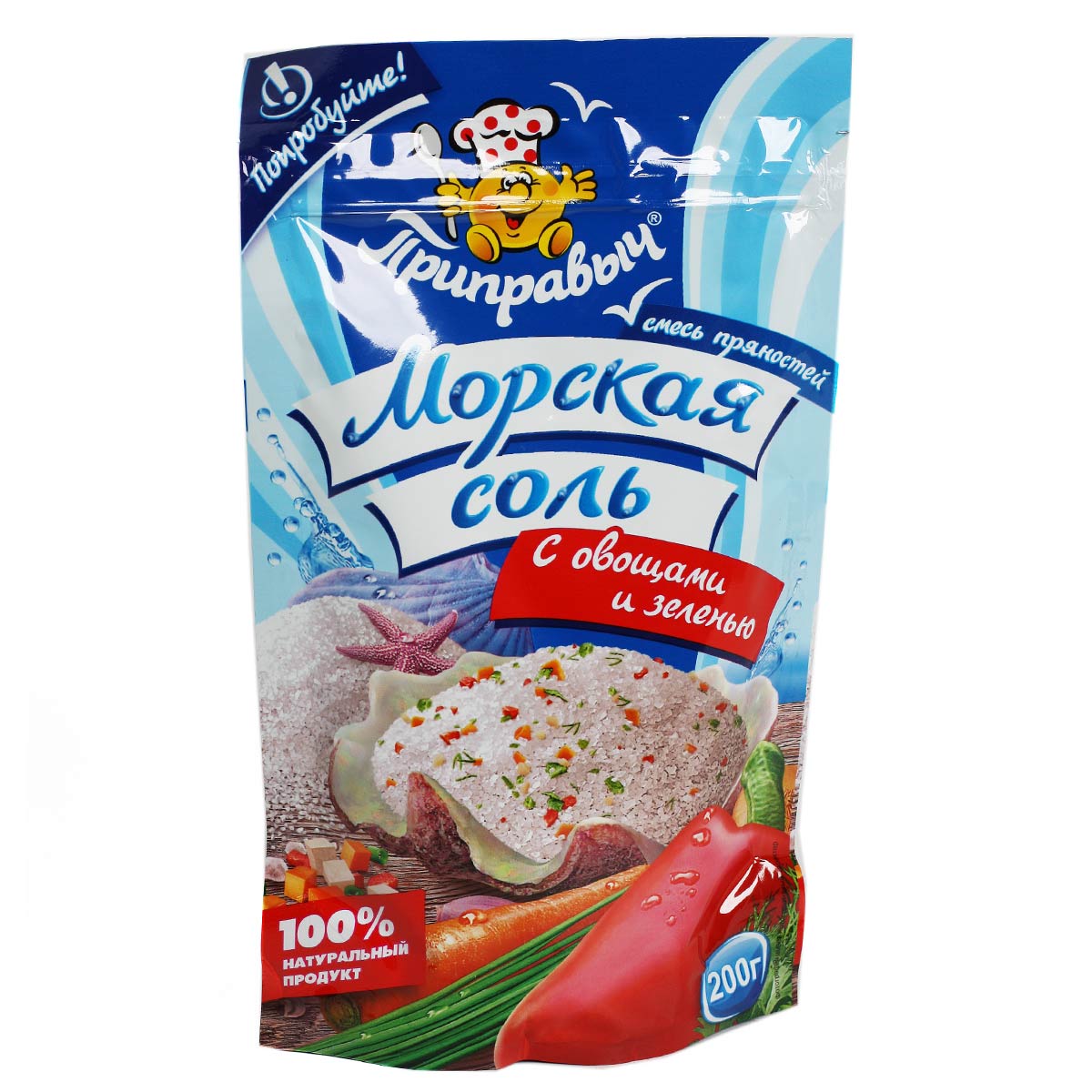 Приправыч морская соль с овощами и зеленью 200г