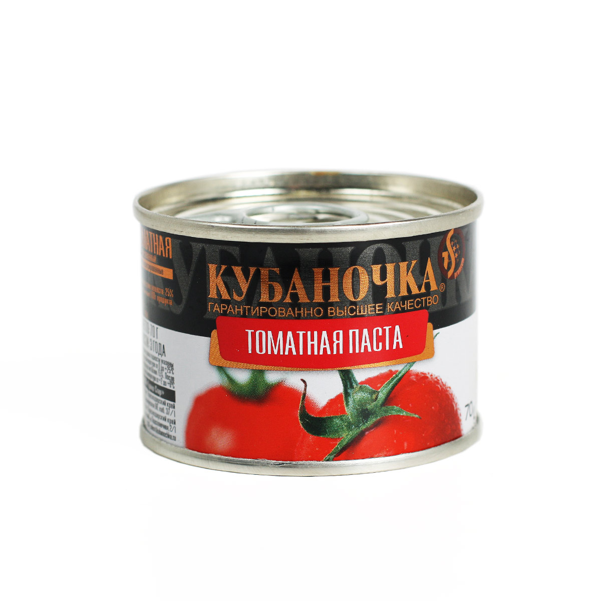 Кубаночка томатная паста 70г