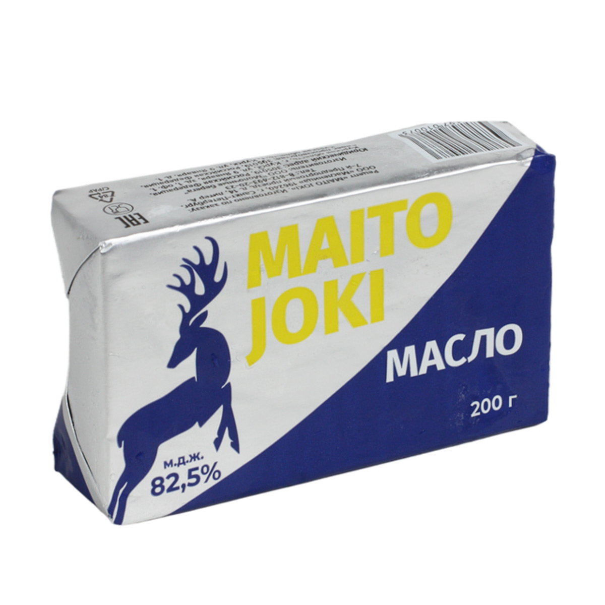 Масло сливочное MAITO JOKI 82.5% 200г