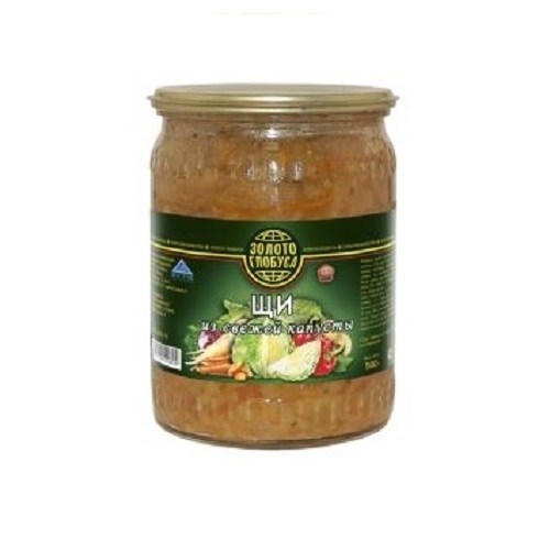 ЗОЛОТОЙ ГЛОБУС Щи  из свежей капусты, 500 гр.