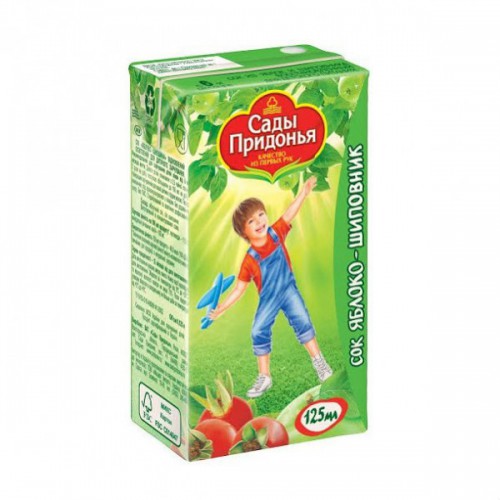 Сады Придонья сок Яблоко  Шиповник 0.125л