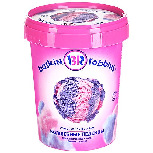 Баскин Роббинс Мороженое BASKIN ROBBINS пломбир Волшебные Леденцы 1л