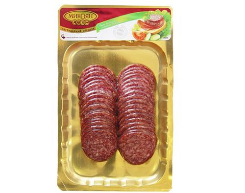 МИКОЯН колбаса Княжеская сырокопченая нарезка 150г