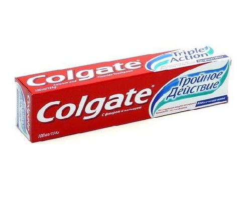 Colgate Тройное действие зубная паста 100мл Colgate Тройное действие зубная паста 100мл
