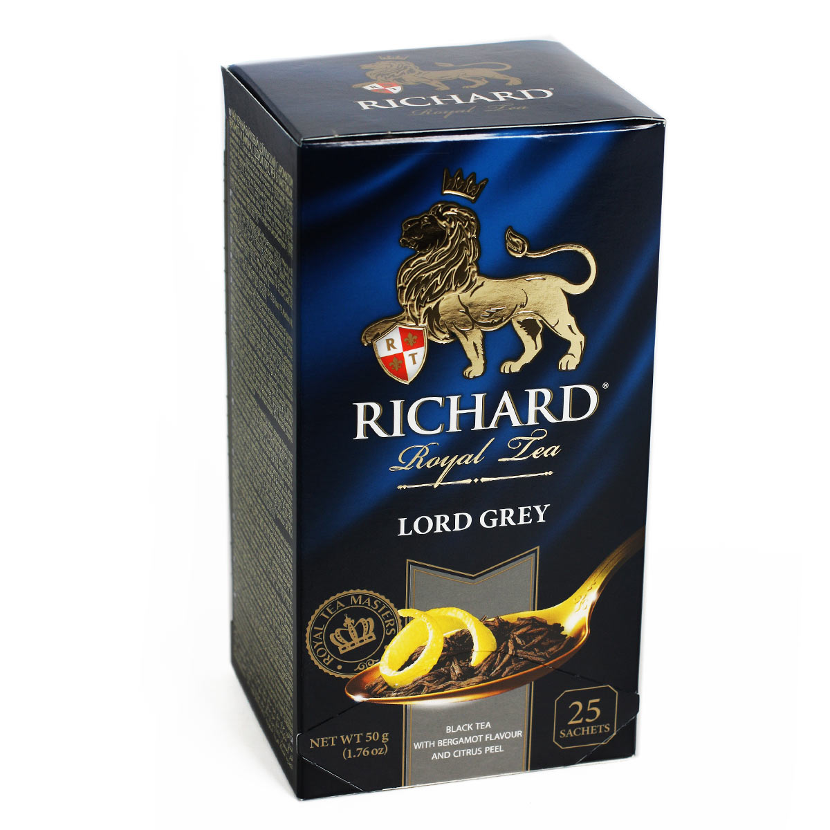 Чай Ричард черный LORD GREY 25X2г 50г Чай Ричард черный LORD GREY 25X2г 50г