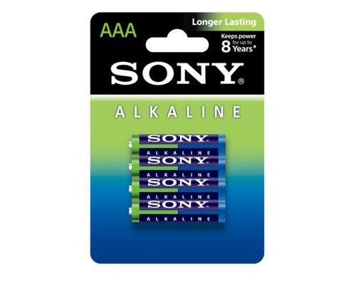 Sony Батарейки алкалиновые  AАА 4шт