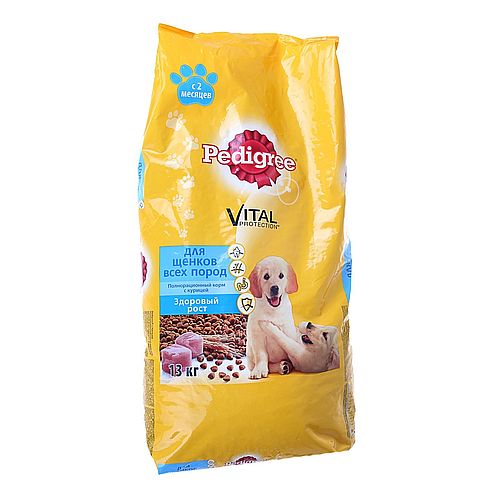 PEDIGREE сухой для  всех пород, с курицей 13 кг