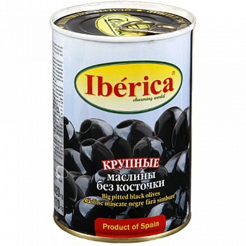 IBERICA маслины крупные без косточки 360г