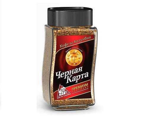 Черная Карта кофе растворимый премиум 95г