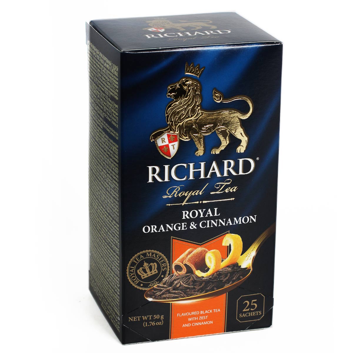 Чай Ричард черный Roal Orange & Cinnamon 25X2г 50г