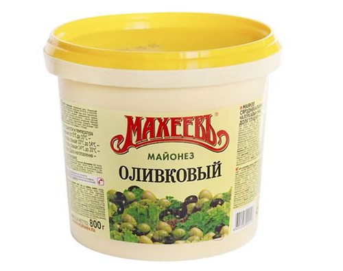 МАХЕЕВЪ Майонез оливковый 50.5% ведро 800г