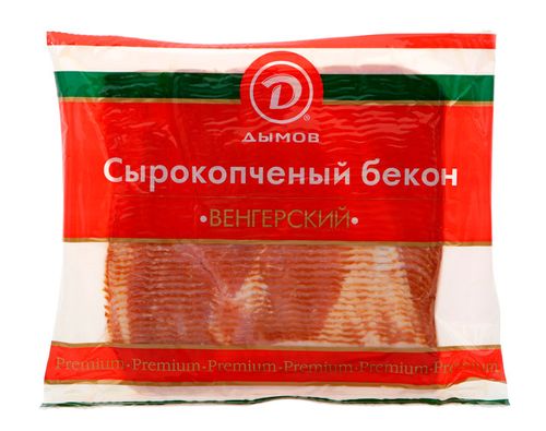 ДЫМОВ Бекон Венгерский сыро-копченый 500г