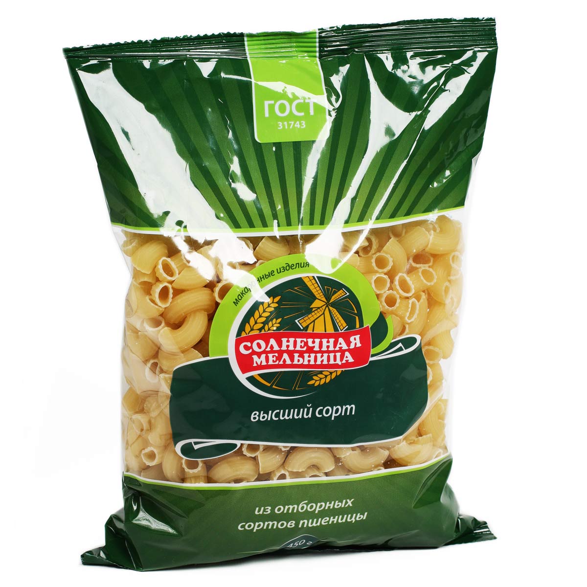 Солнечная мельница РОЖКИ рифленые 450г