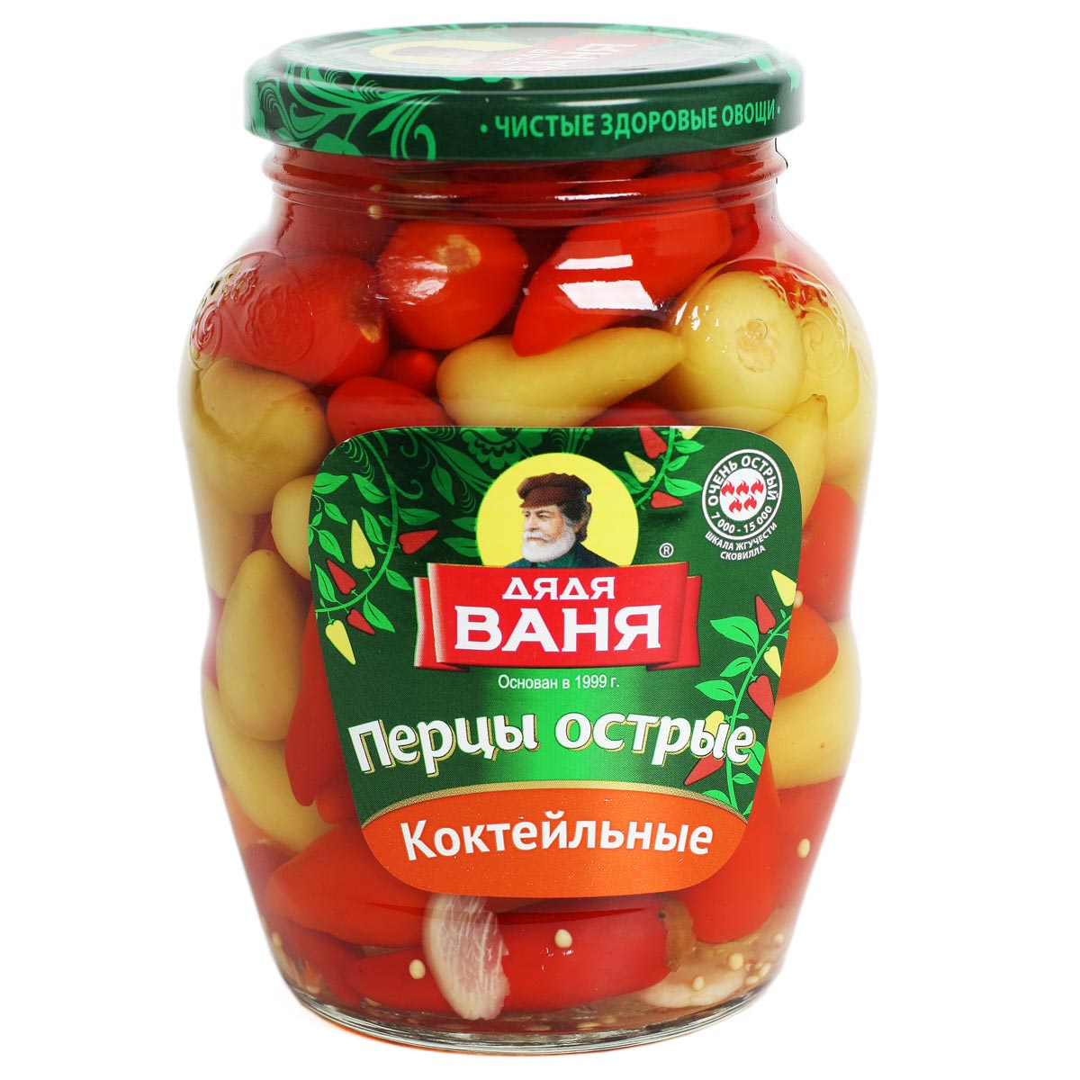 Перцы острые коктейльные Дядя Ваня 350г Перцы острые коктейльные Дядя Ваня 350г