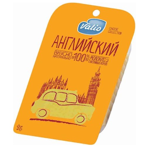 Valio сыр Английский в нарезке 45% 120г