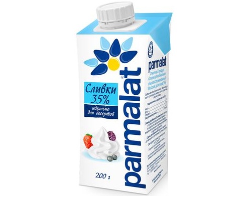 PARMALAT Сливки 35% 200мл PARMALAT Сливки 35% 200мл