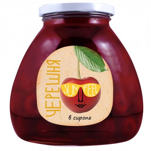 SunFeeL черешня в сиропе 580г