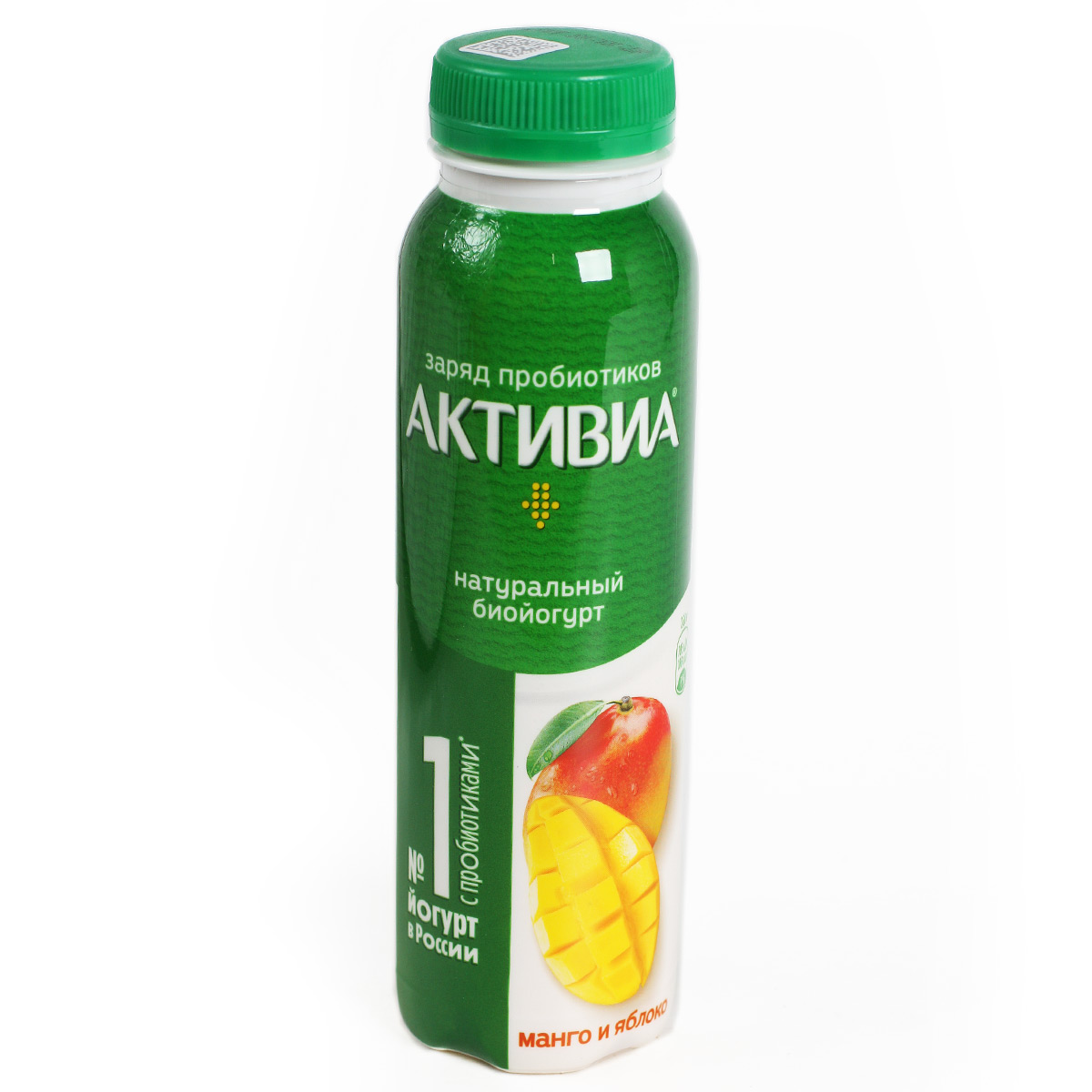 АКТИВИА Йогурт питьевой манго яблоко 2% 290г 