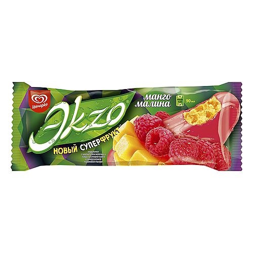 Экзо мороженое EKZO Манго-Малина эскимо 70г