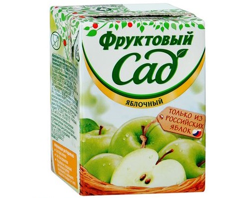 ФРУКТОВЫЙ САД нектар Яблочный 0.2л ФРУКТОВЫЙ САД нектар Яблочный 0.2л