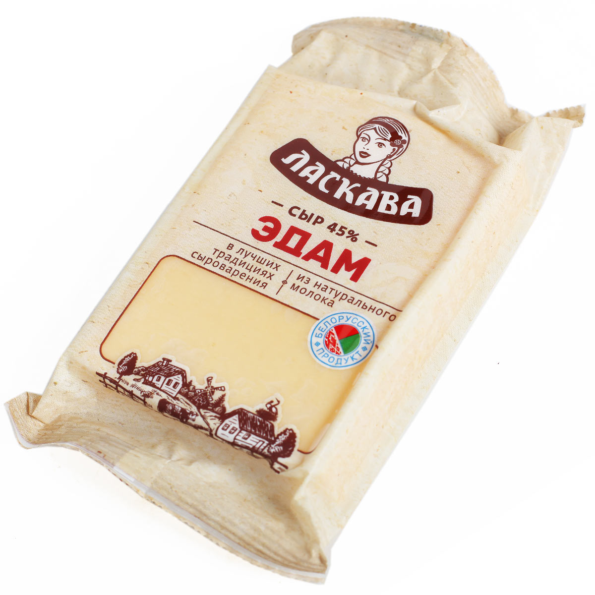 ЛАСКАВА сыр Эдам 45% 180г