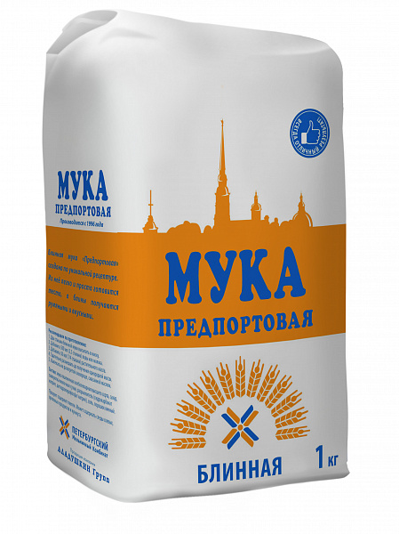 Мука Блинная Предпортовая высшего сорта 1кг Мука Блинная Предпортовая высшего сорта 1кг