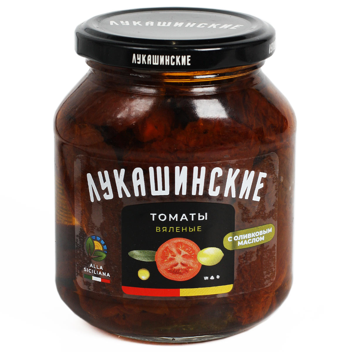 Лукашинские томаты вяленые с оливковым маслом 330г
